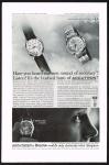 1962 Vintage Bulova Accutron "542" & "209" Advert