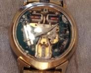 1967 14kt Yellow Gold Accutron Bulova Spaceview Watch