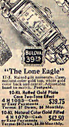 1935 Bulova Lone Eagle Ad