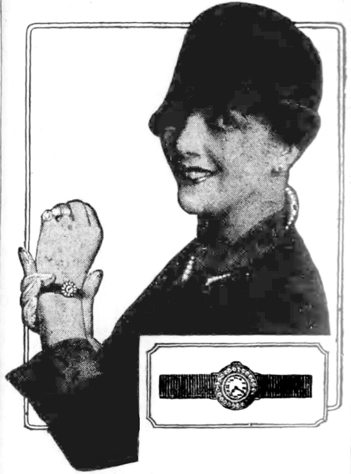 1926 Bulova Smallest watch in the world worn by Irene Bordoni