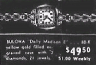 1938 Bulova Dolly Madison