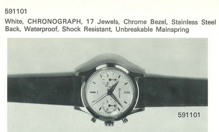 1964 Bulova Chronograph watch