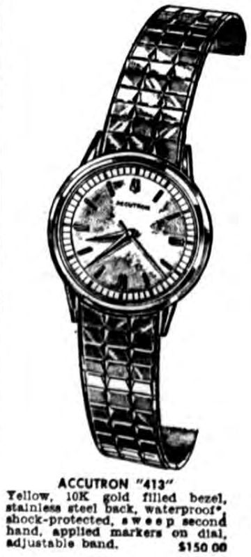 Bulova Accutron '413' watch