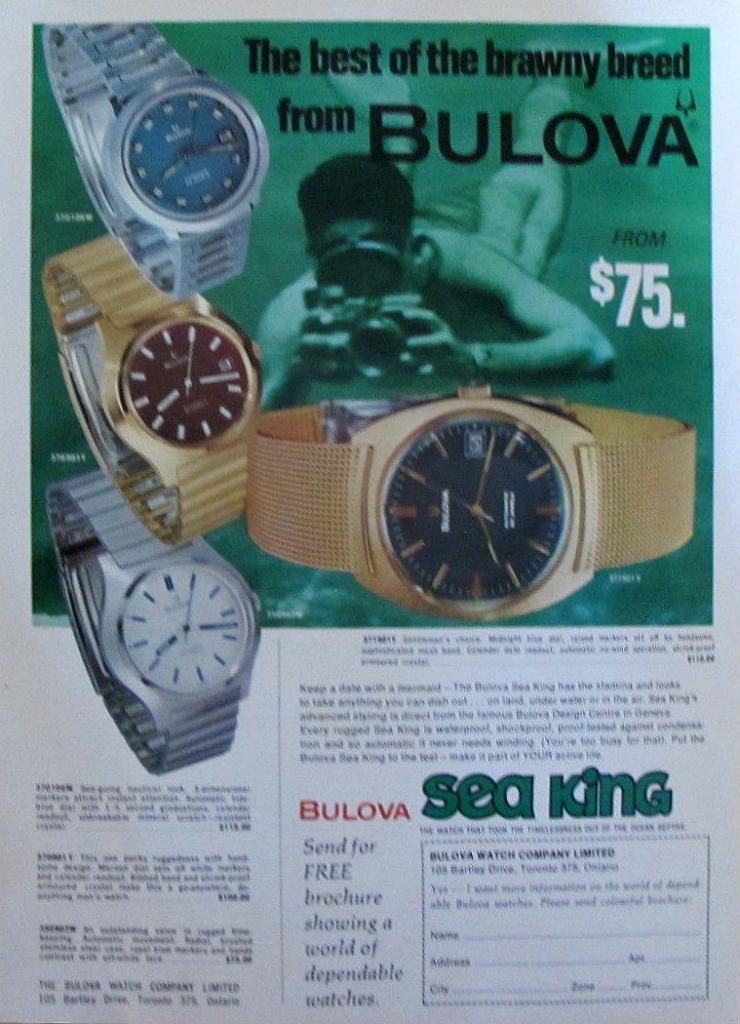 Bulova Sea King Advert