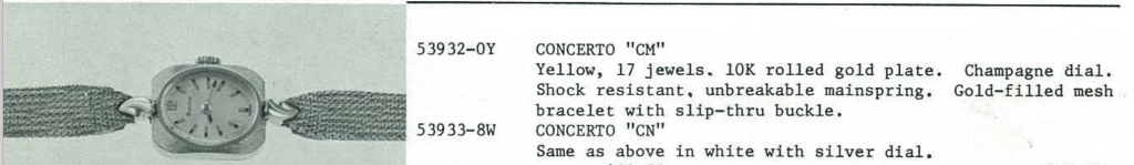 1973 Concerto CM CN ad