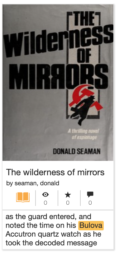 Book The Wilderness of Mirrors