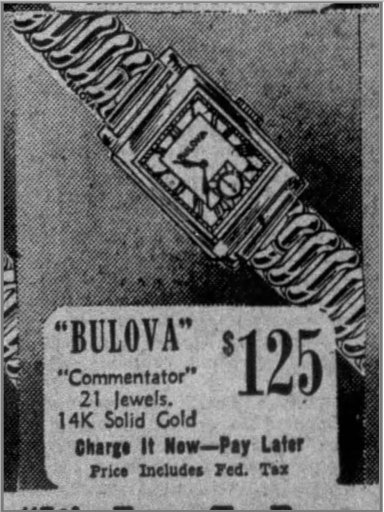1942 Bulova Commentator