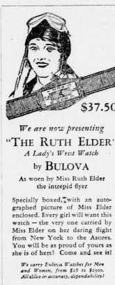 1927 Bulova Ruth Elder watch