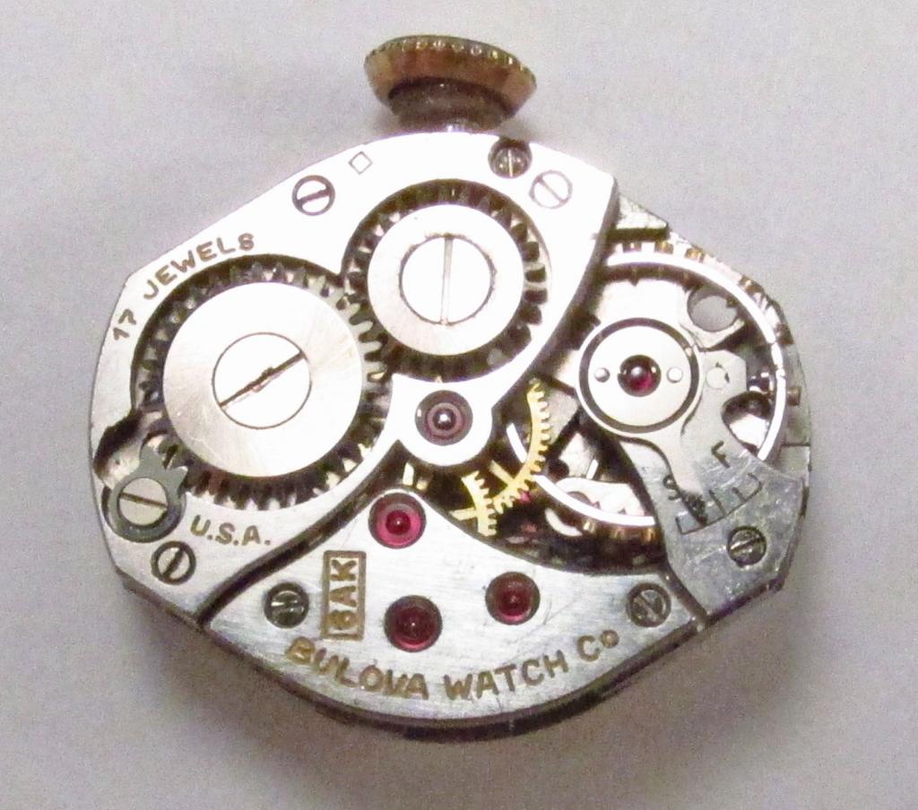 Movement 6AK, square pictomark date code for 1946, 17 jewels, USA made.
