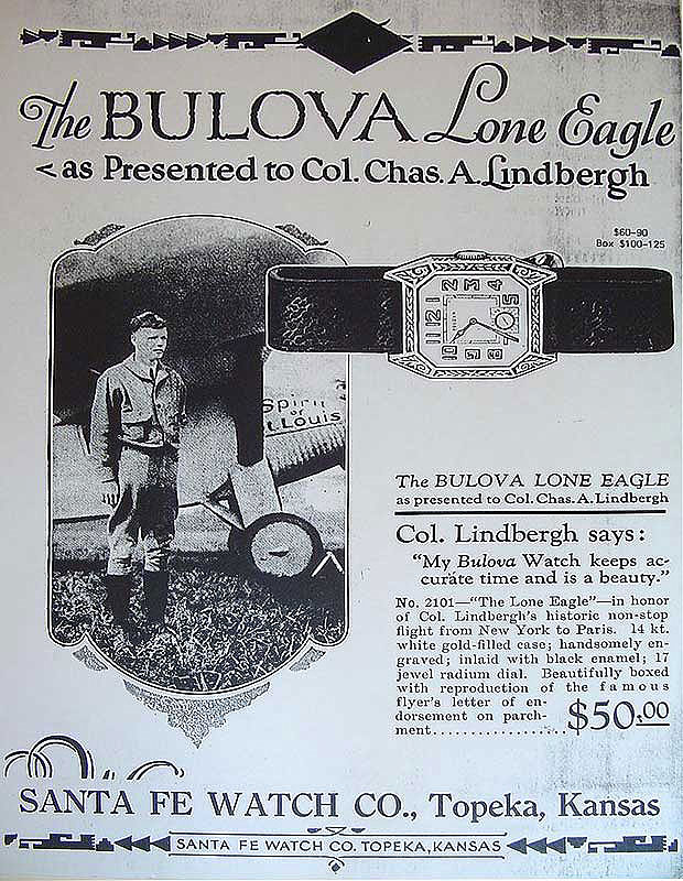 Bulova 1927 Vintage Advert