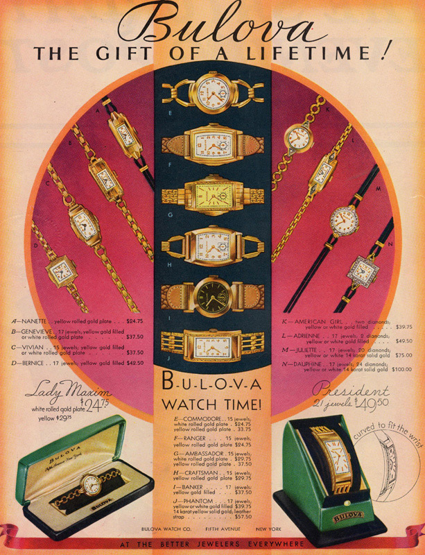 1934 Bulova Ad