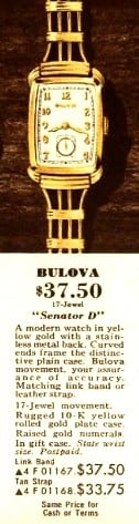 1940 Bulova Senator D ad 12-11-23