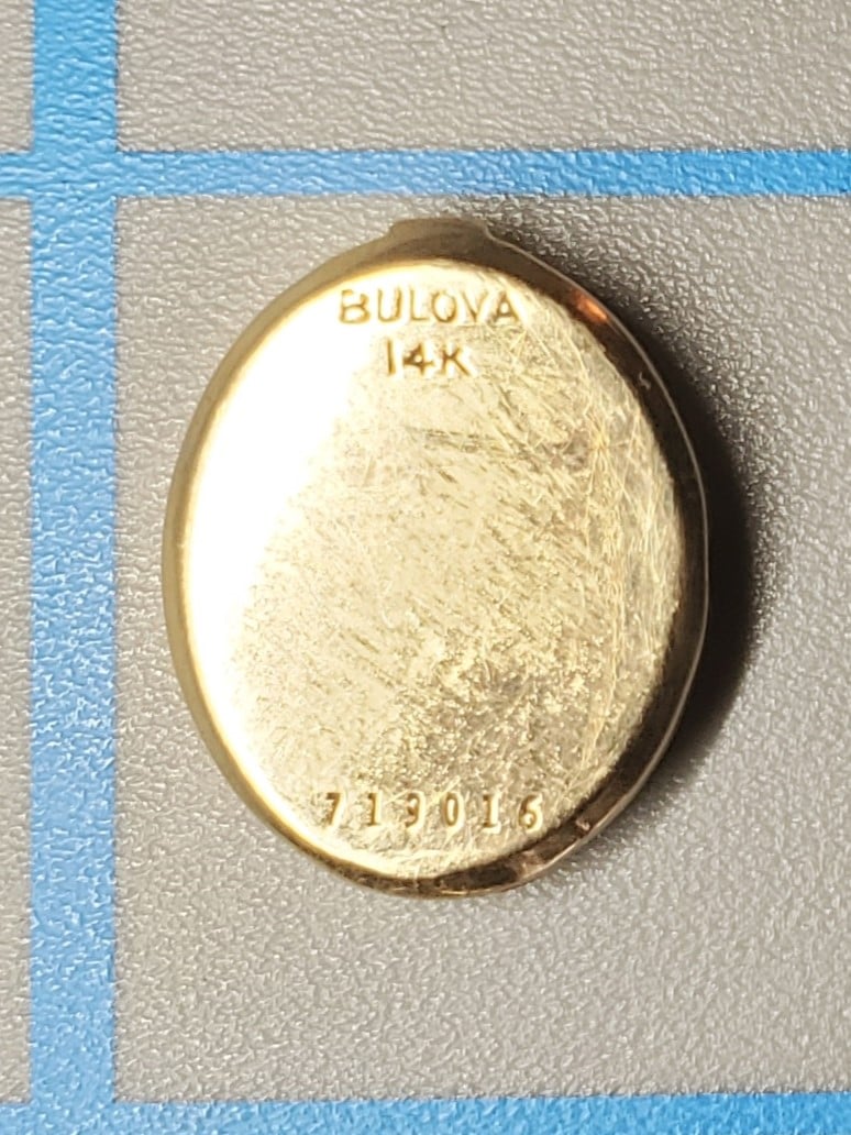 Back Cover "BULOVA / 14K / 719016"