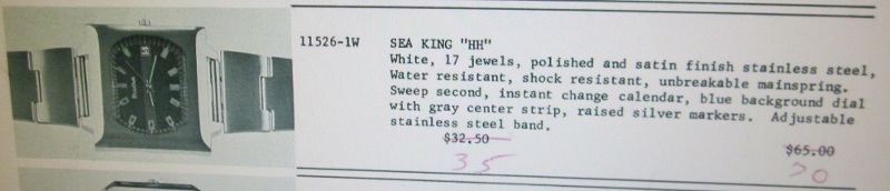 1973 Bulova Sea King HH 8-14-21 Ad