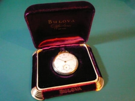 José Serra's Bulova pocket-watch (model unknown - 1947)