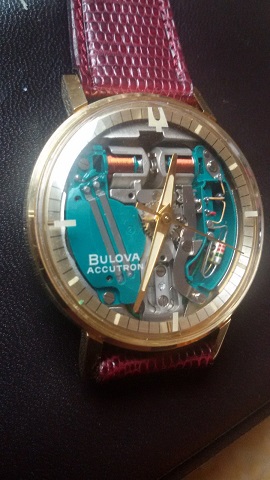 Bulova Chapter Ring Spaceview 18k watch
