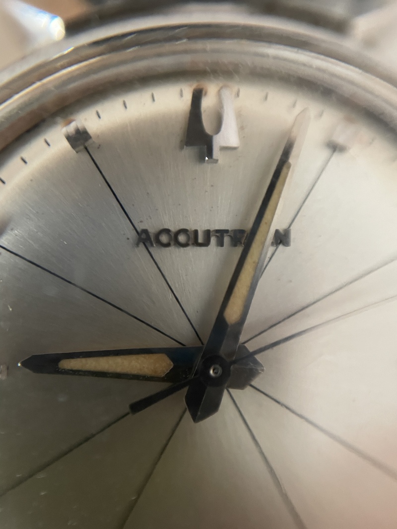 Accutron watch Face Detail