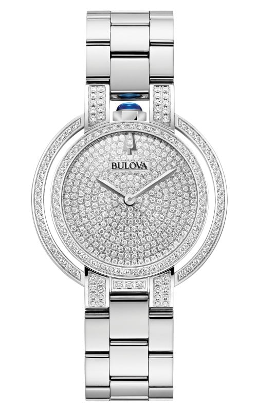Bulova Rubaiyat Stainless Steel Bracelet Classic Dress Classic Women's Watch - 96R238
