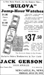 1932 Jump Hour Vintage Bulova Ad