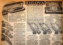 1935 Vintage Bulova Ad - Courtesy of Jerin Falcon