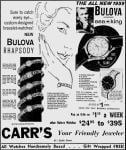 1960 Vintage Bulova Ad - The Portsmouth Times Dec 1 1960