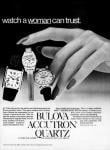 1978 Bulova Accutron Quartz watch advert - Right