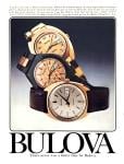 1977 Bulova watch advert