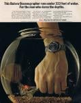 1971 Oceanographer Vintage Bulova Ad -  Courtesy of Serge Henriot