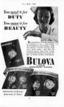1940 Bulova Nurses watch advert