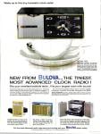 1963 Vintage Bulova Clock Radio Ad
