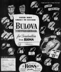 1951 Bulova watch advert
