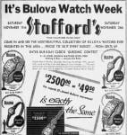 1951 Vintage Bulova Ad - Courtesy of Jerin Falcon