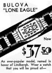 29-1-1932 Bulova Lone Eagle Vintage Bulova Ad