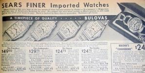 1935 Vintage Bulova Ad