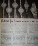 1953 Vintage Bulova Ad - Courtesy of Jerin Falcon