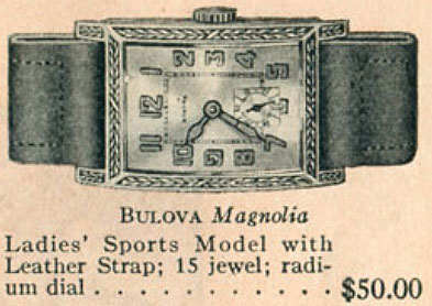 1926 Bulova Magnolia watch