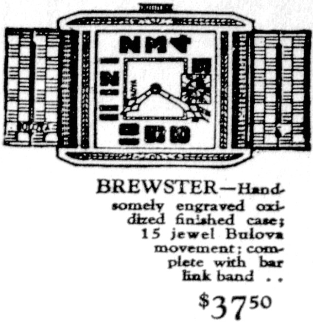 May 1929 Bulova Brewster
