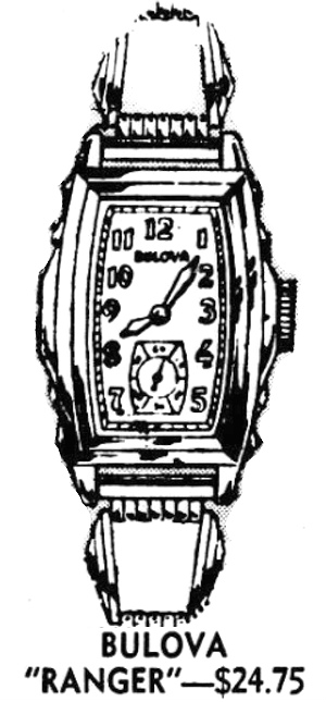 1938 Bulova Ranger watch advert