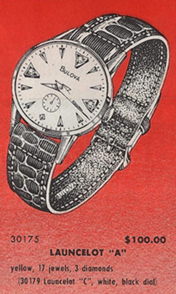 Bulova Launcelot 'A' watch