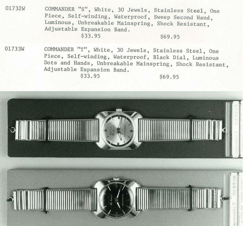 1966 Bulova Commander "S" & "T"