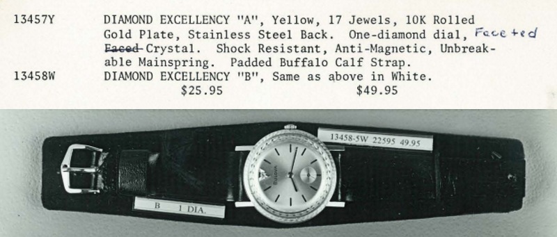 1967 Bulova Diamond Excellency "A"