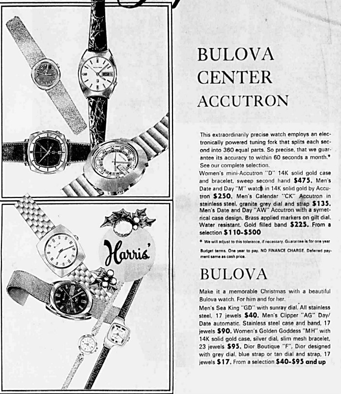 1972 Bulova Accutrons