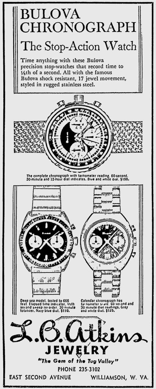 1972 Bulova Chronographs