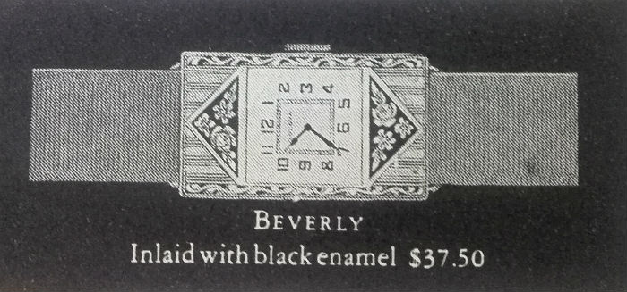 Bulova Beverly watch 14 April 1928