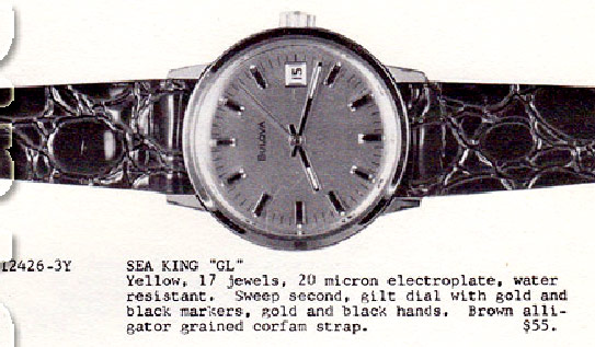 1972 Bulova Sea King "GL"