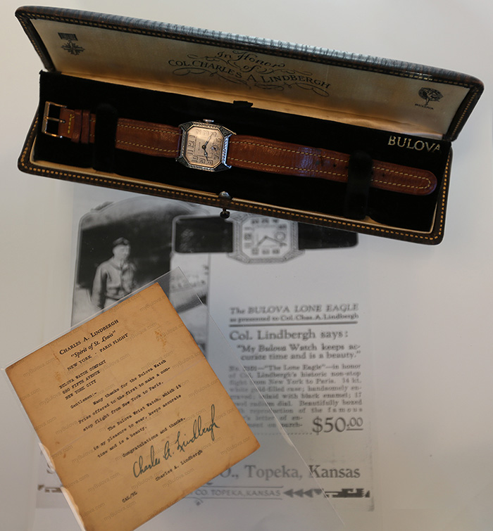 1927 Bulova Lone Eagle - 5000 - Box - Letter