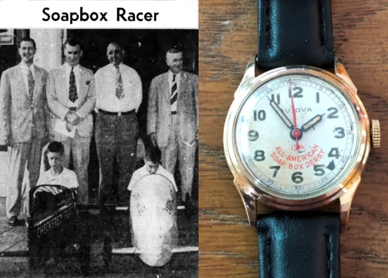 1950 Bulova watch prize - Soap Box Derby