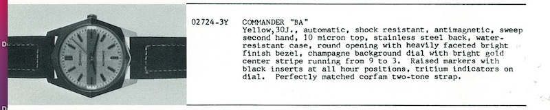1973 Commander BA AD