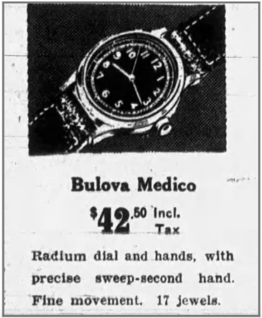 1944 Bulova Medico