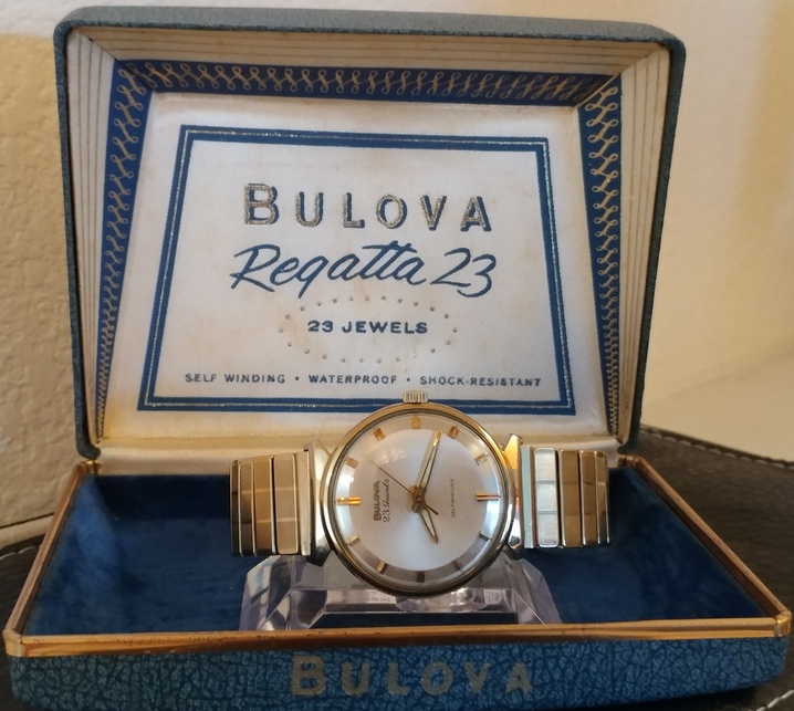 1963 Bulova Regatta 23 "G"  inside box